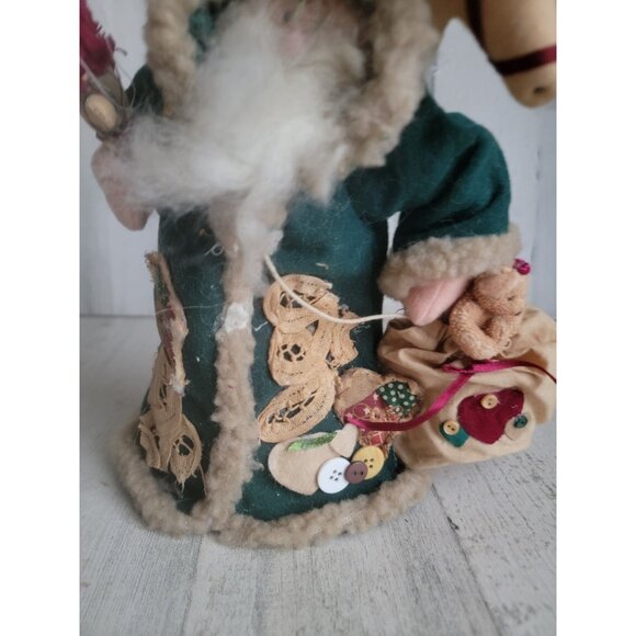 Unique Santa clause green cloak pony gifts xmas home decor - Picture 2 of 9